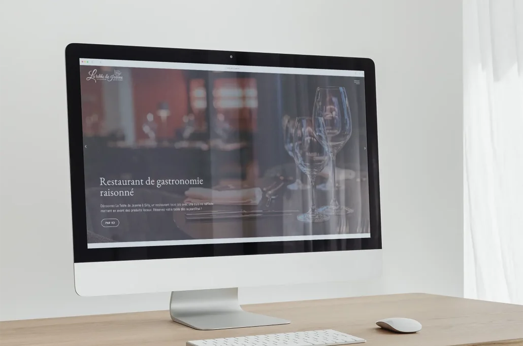 La Table de Jeanne- Site Vitrine